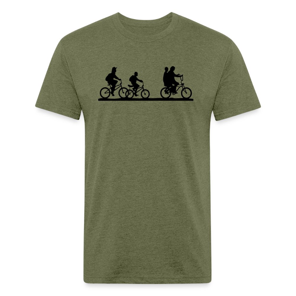 Bikes - Premium Graphic Tee - heather military green
