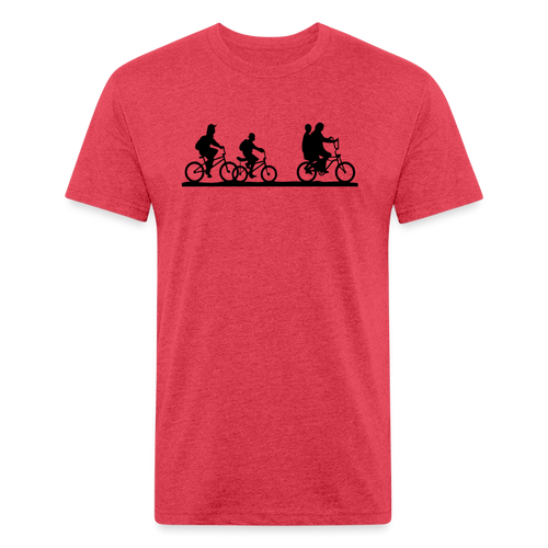 Bikes - Premium Graphic Tee - heather red